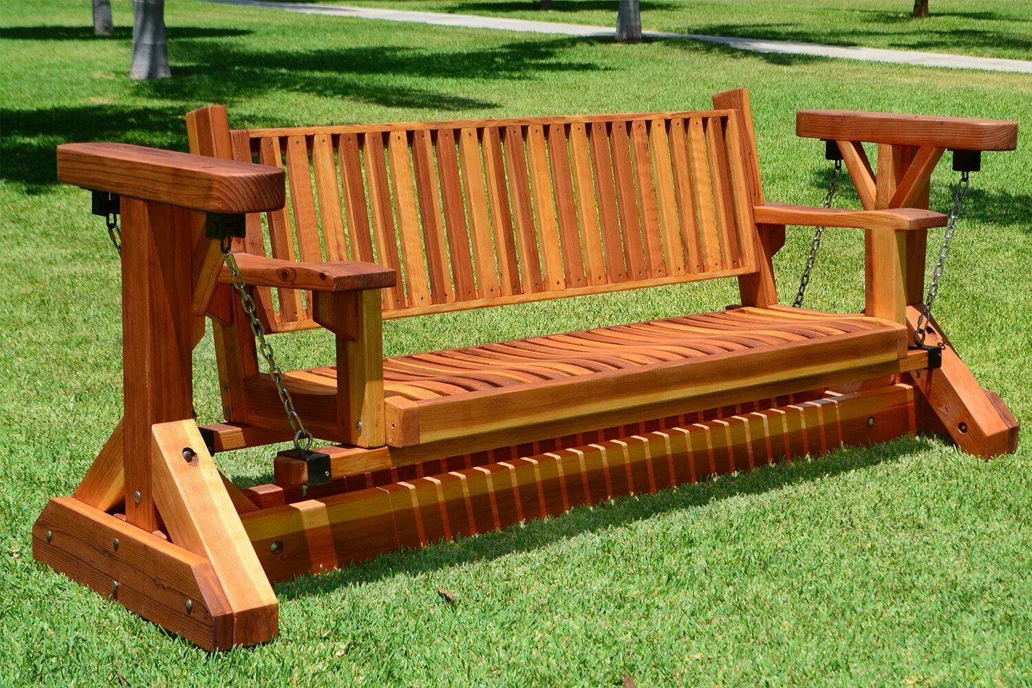 Качалка для дачи своими руками Two Seat Adirondack Swing in 2023 Wooden outdoor furniture, Porch swing, Wooden 