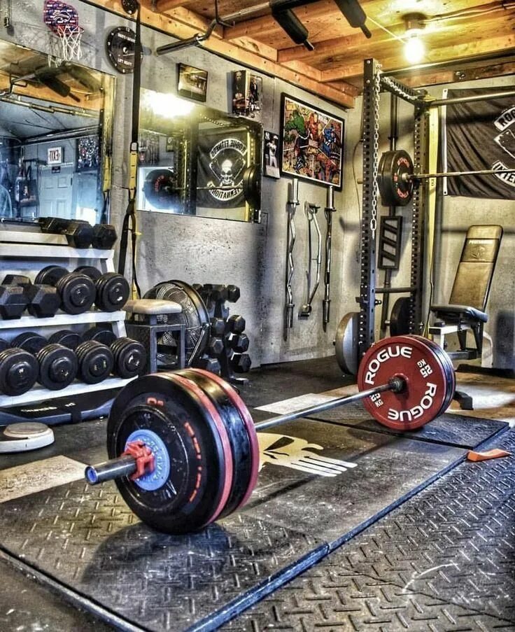 Качалка фото спорт 10 The Best Home Gym Garage Ideas To Maximize Your Home #homegymgarageideas #bes