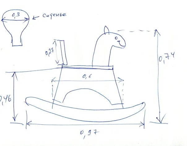 Качалка из фанеры своими руками чертежи Картинки ЧЕРТЕЖИ ЛОШАДКИ