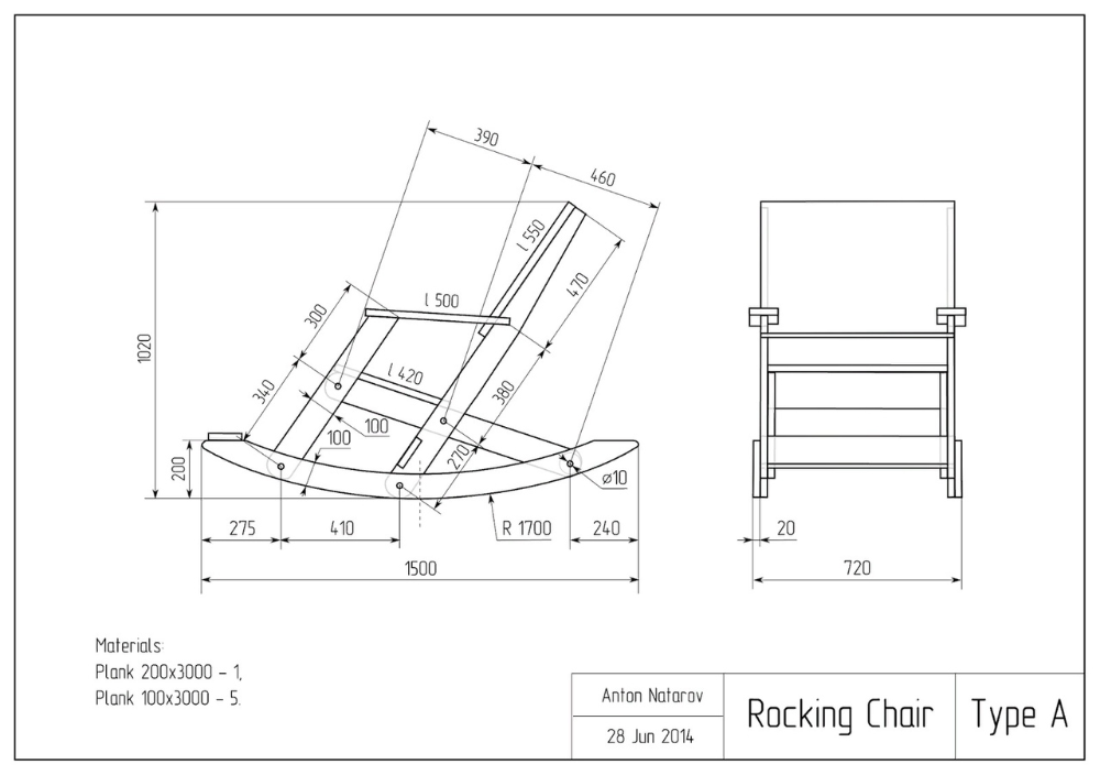 Качалка с чертежами своими руками Литература ,Проекты для Мастерской и Мебели ВКонтакте Rocking chair plans, Antiq