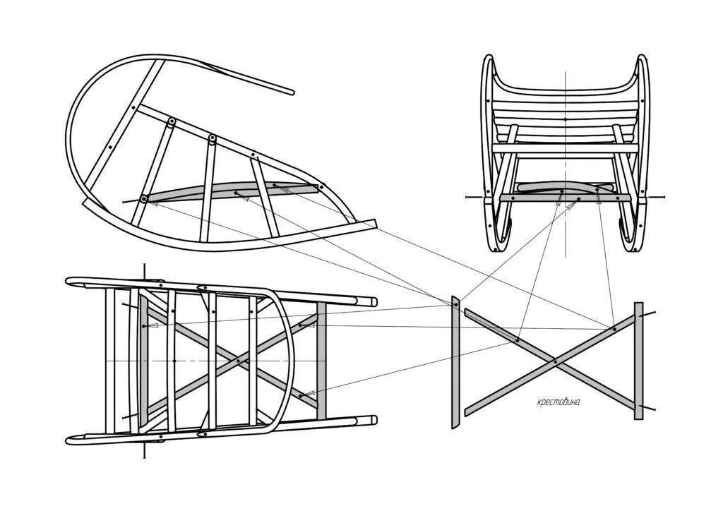 Качалка с чертежами своими руками Кресло качалка из дерева своими руками: фото, чертежи + этапы сборки