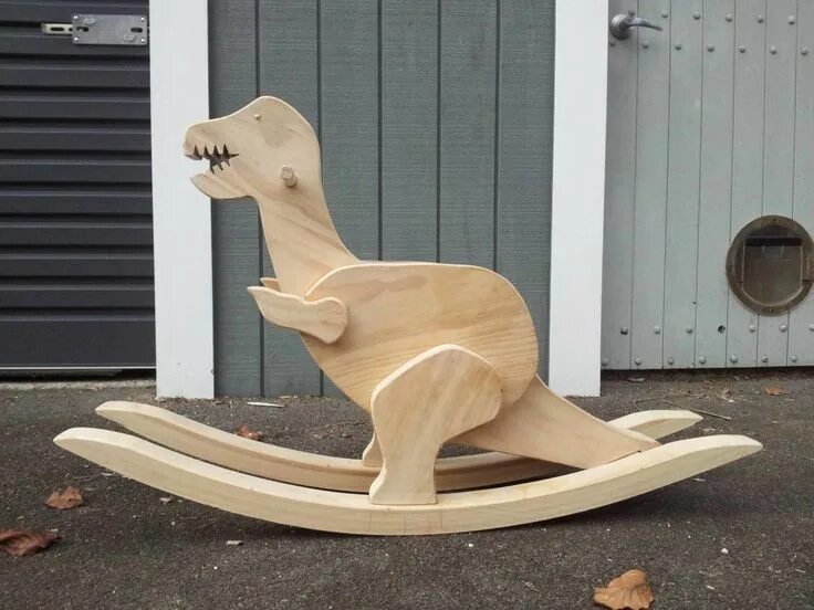 Качалка своими руками фото Rocking dinosaur - FineWoodworking Rocking toy, Rocking horse plans, Wooden rock