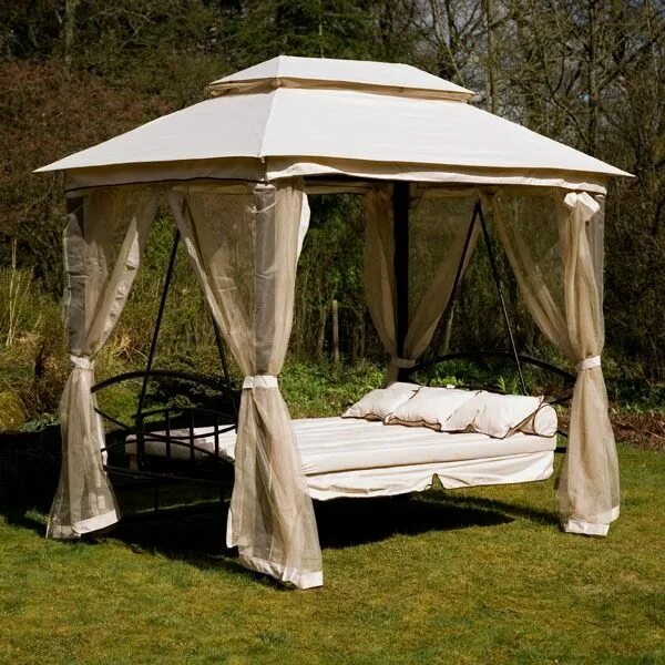 Качели беседка фото Pergola with rope and bed swing outdoors Before buying the rocker believes the w