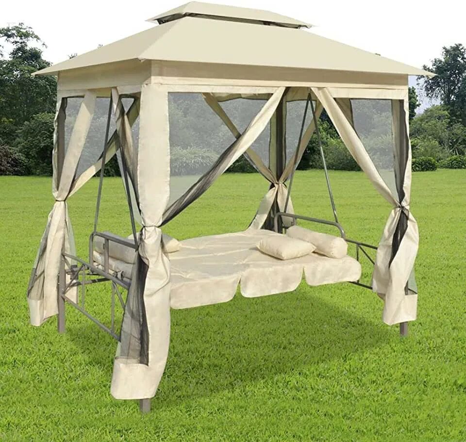 Качели беседка фото Amazon.com: Docooler - Porch Swings / Patio Seating: Patio, Lawn & Garden