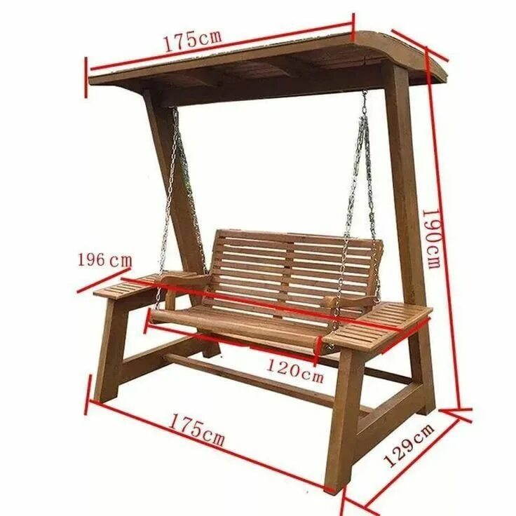 Качели деревянные для дачи уличные своими руками Pin by Nicolae on Instagram Wooden garden furniture, Diy garden furniture, Used 