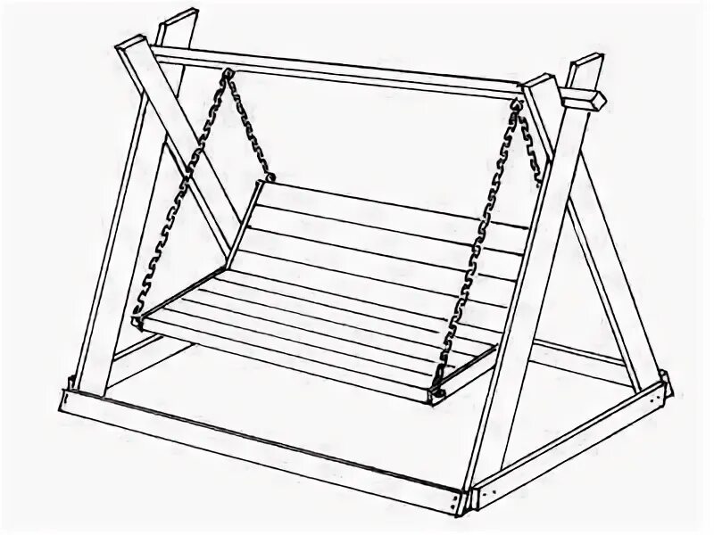 Качели для дачи чертежи фото Картинки КАЧЕЛИ СВОИМИ РУКАМИ СХЕМЫ РАЗМЕРЫ