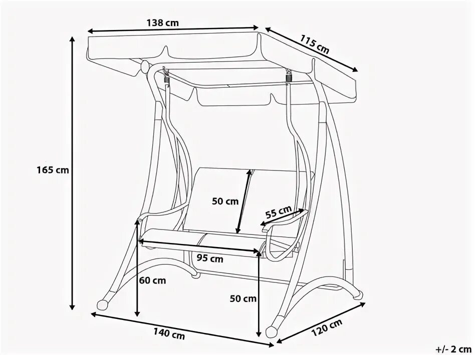 Качели из труб своими руками чертежи @wayfaircanada Pinterest pin 2-seat Outdoor Porch Swing Patio Hammock Swing Glid