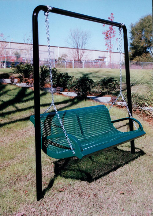 Качели из трубы фото public bench swing - Google Search Bench swing, Porch swing, Porch swing frame