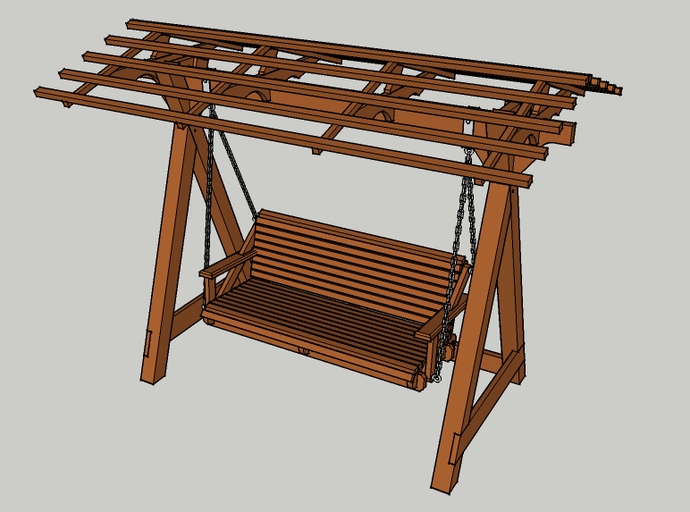 Качели садовые деревянные фото и чертежи Садовые качели чертеж фото