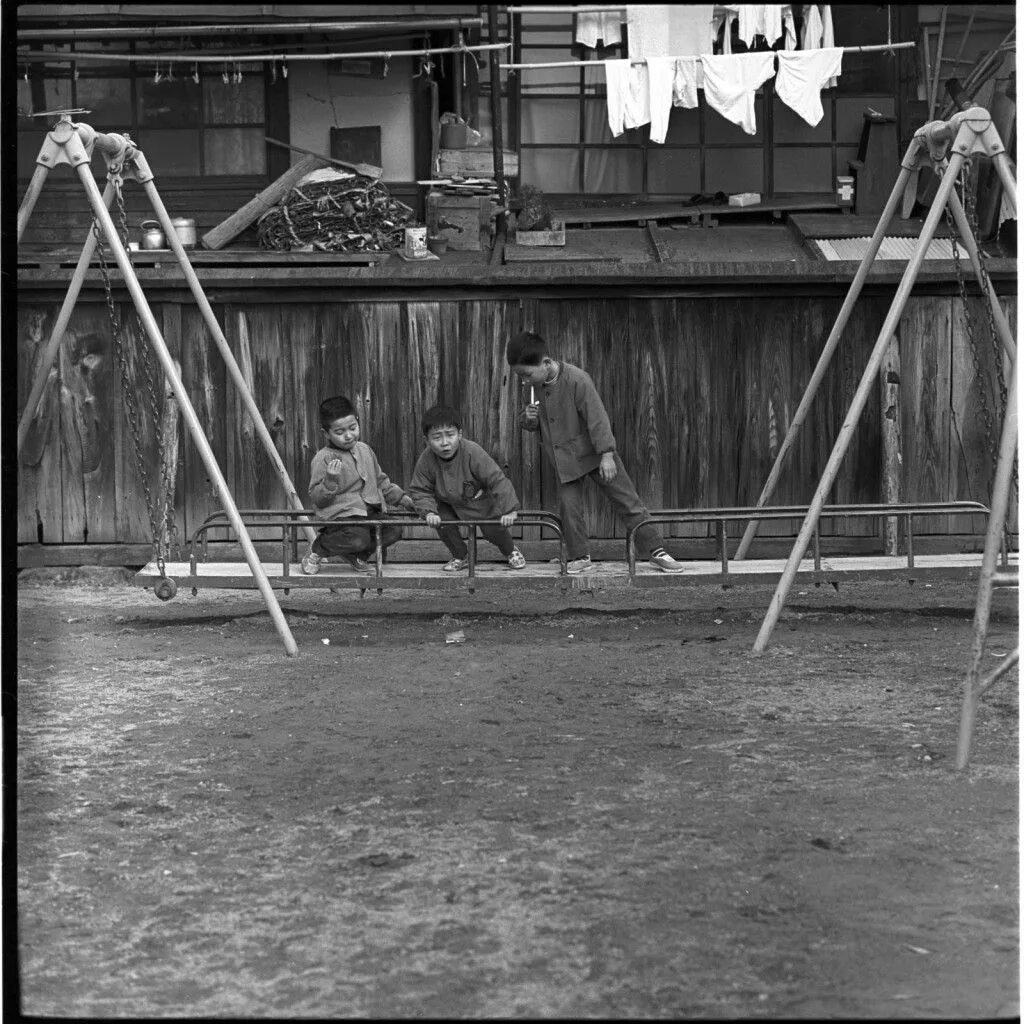 Качели ссср фото Vintage Japanese Playground Swing, c. 1960s - Playscapes Playground swings, Play