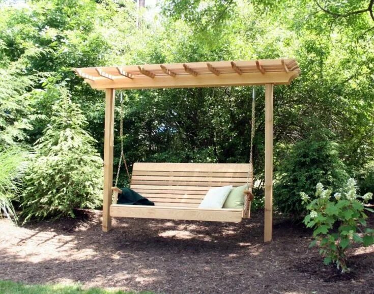 Качели в ландшафтном дизайне Garden Swings: The Enchanting Element in Your Backyard Garden swing seat, Outdoo