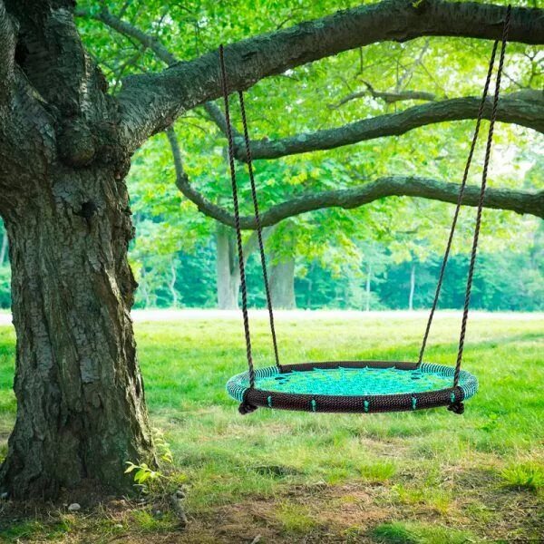 Качели в лесу фото 43 Hanging Chairs And Seats To Get You In The Swing Of Spring Backyard play, Swi