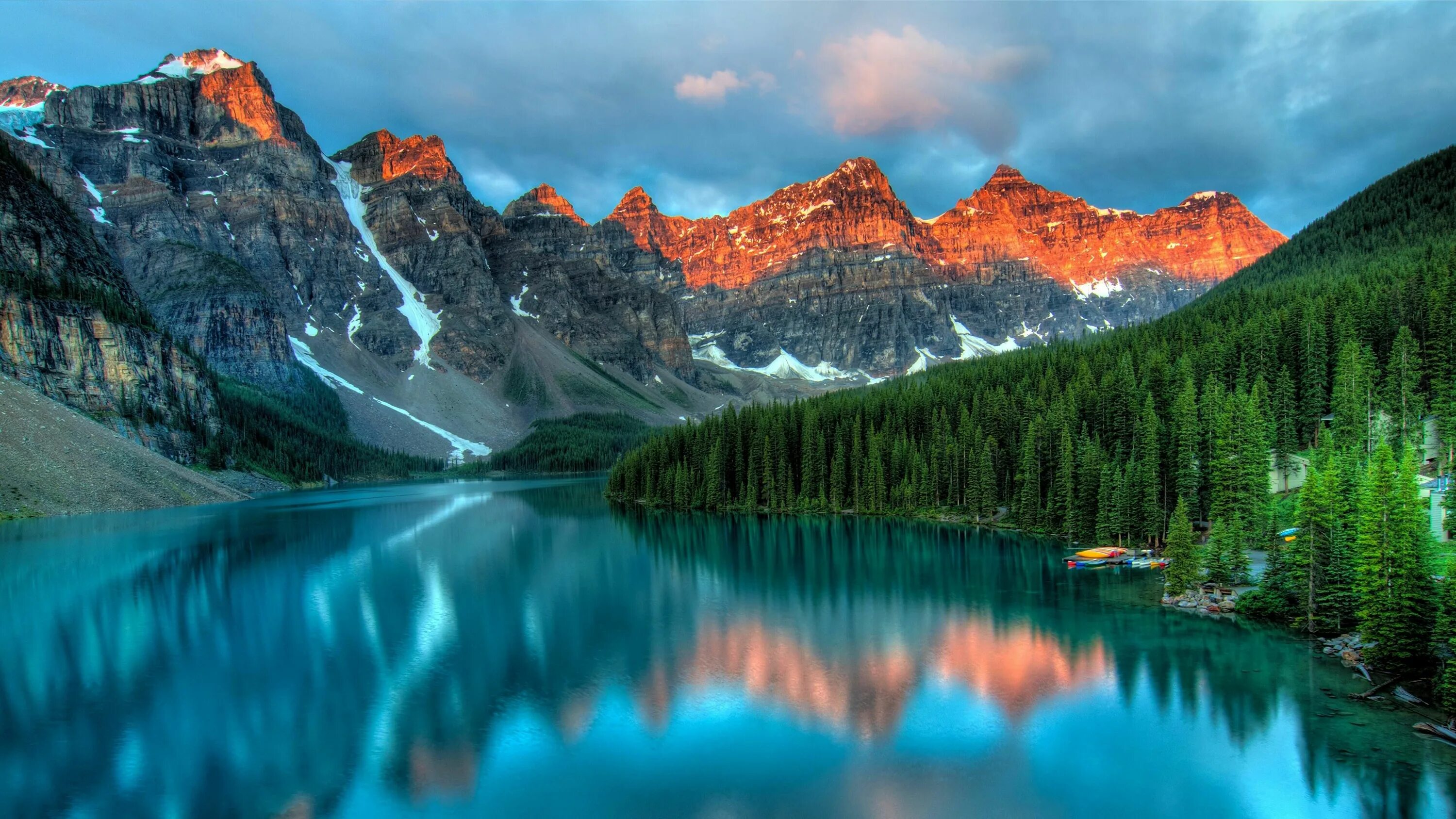 Качестве фото для рабочего стола Lake Moraine Banff National Park Canada Canada national parks, Banff national pa