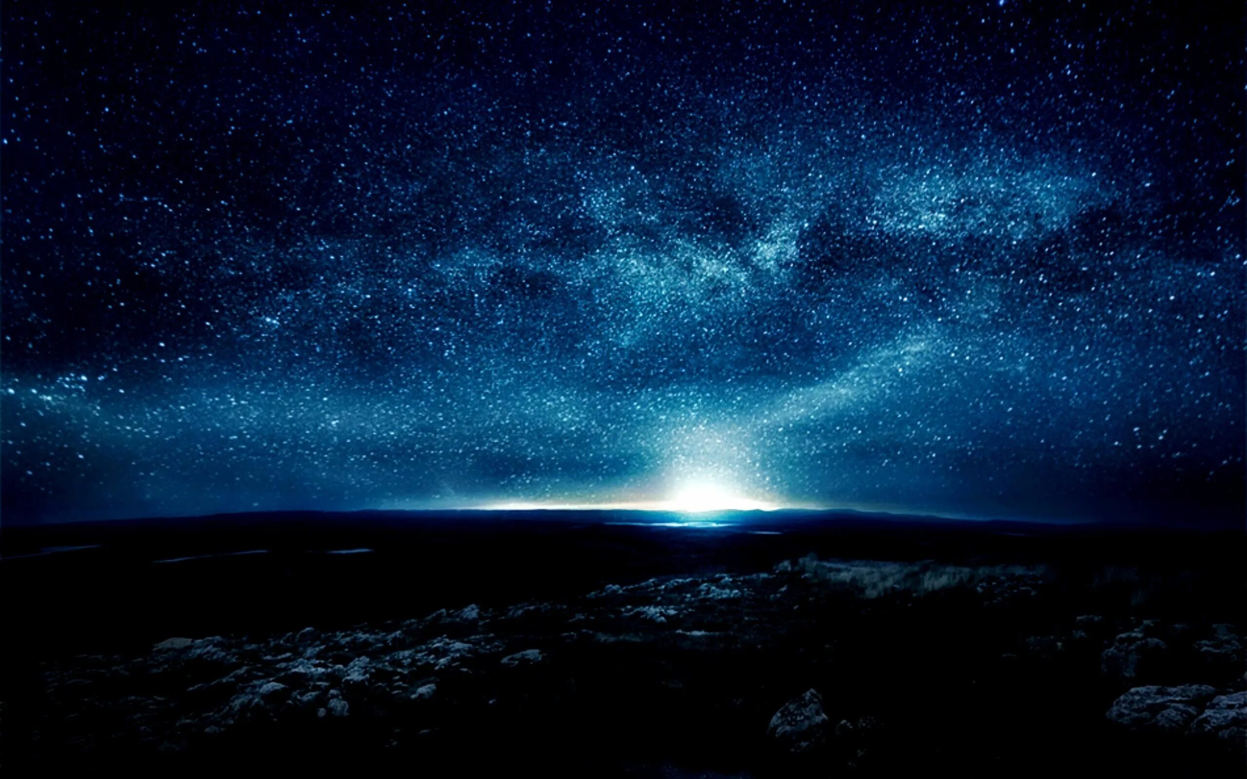 Качественное фото ночь 2560x1600 Starry Night Sky Night sky wallpaper, Starry night wallpaper, Sky