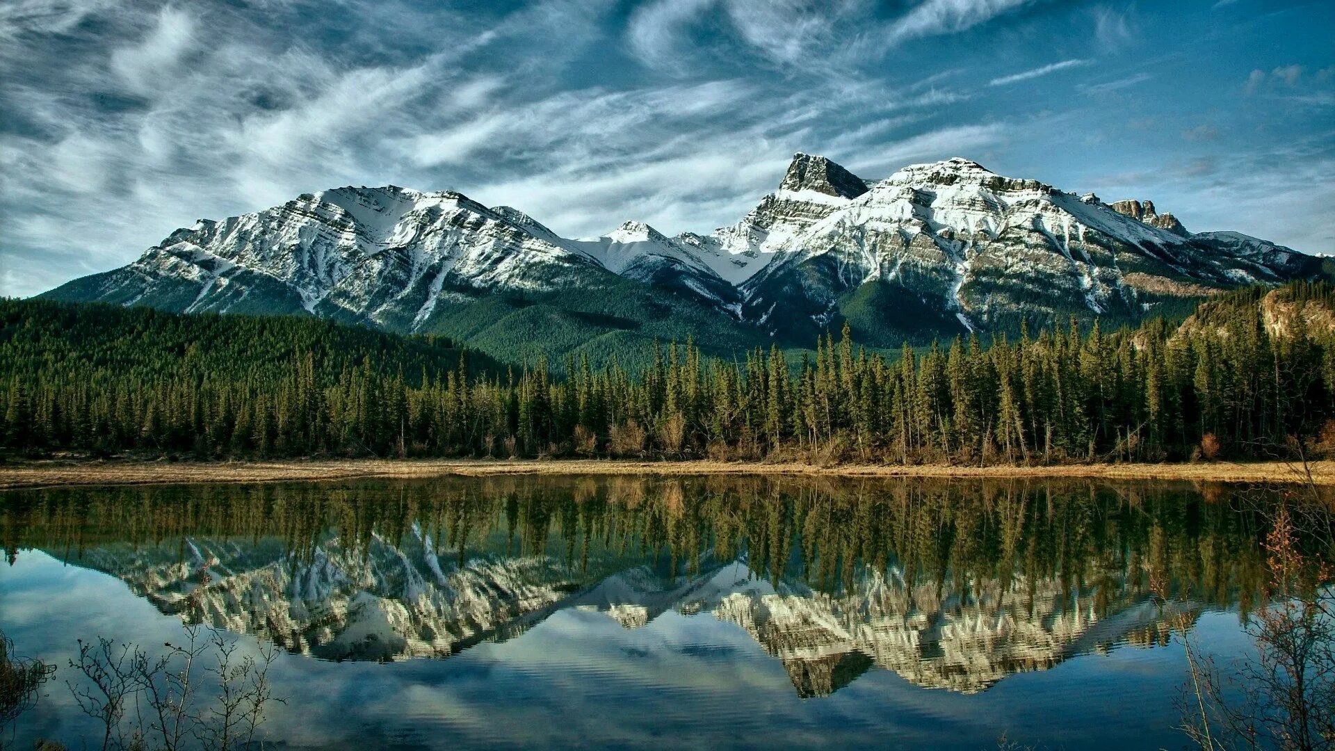 Качественные фото на обои cool pictures of mountains 1920x1080 Beautiful landscapes, Banff national park, 