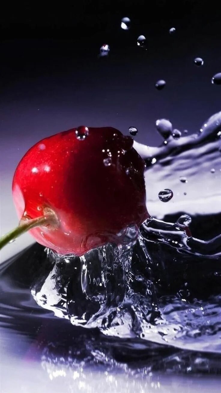 Качественные фото на обои на телефон Pin on Drink It Up Walls Fruit splash, Food wallpaper, Android wallpaper