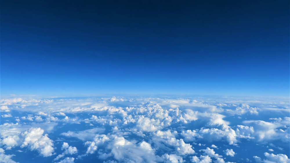 Качественные фото неба Desktop Wallpaper Blue Sky, Above Clouds, 5k, Hd Image, Picture, Background, 861