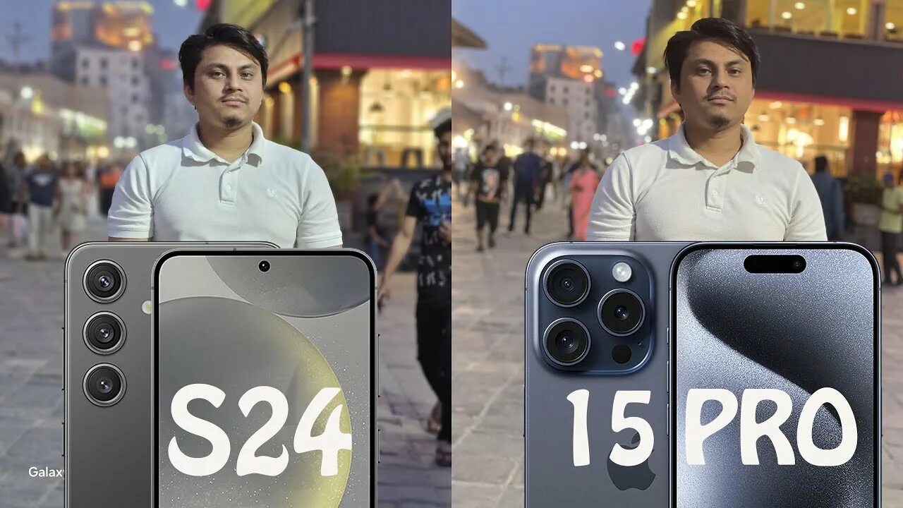 Качество фото iphone 15 pro Samsung S24 vs Iphone 15 Pro Low light Camera comparison after updates #samsungs