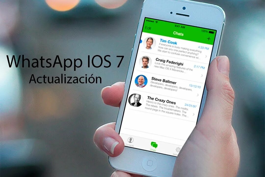 Качество фото ватсап айфон WhatsApp por fin se actualiza a IOS 7 -PCSITETUBE - YouTube