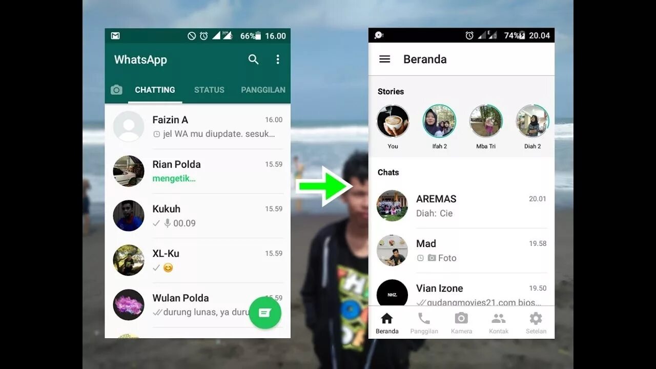 Качество фото ватсап айфон WhatsApp iPhone untuk Android WAMOD by Brian Valente - YouTube