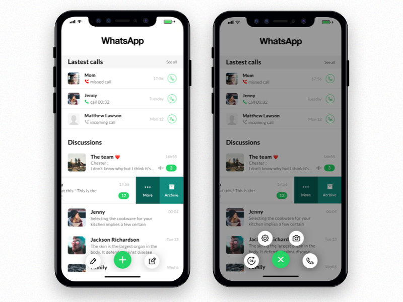 Качество фото ватсап айфон WhatsApp IphoneX Mobile app design, Iphone mockup, User interface design