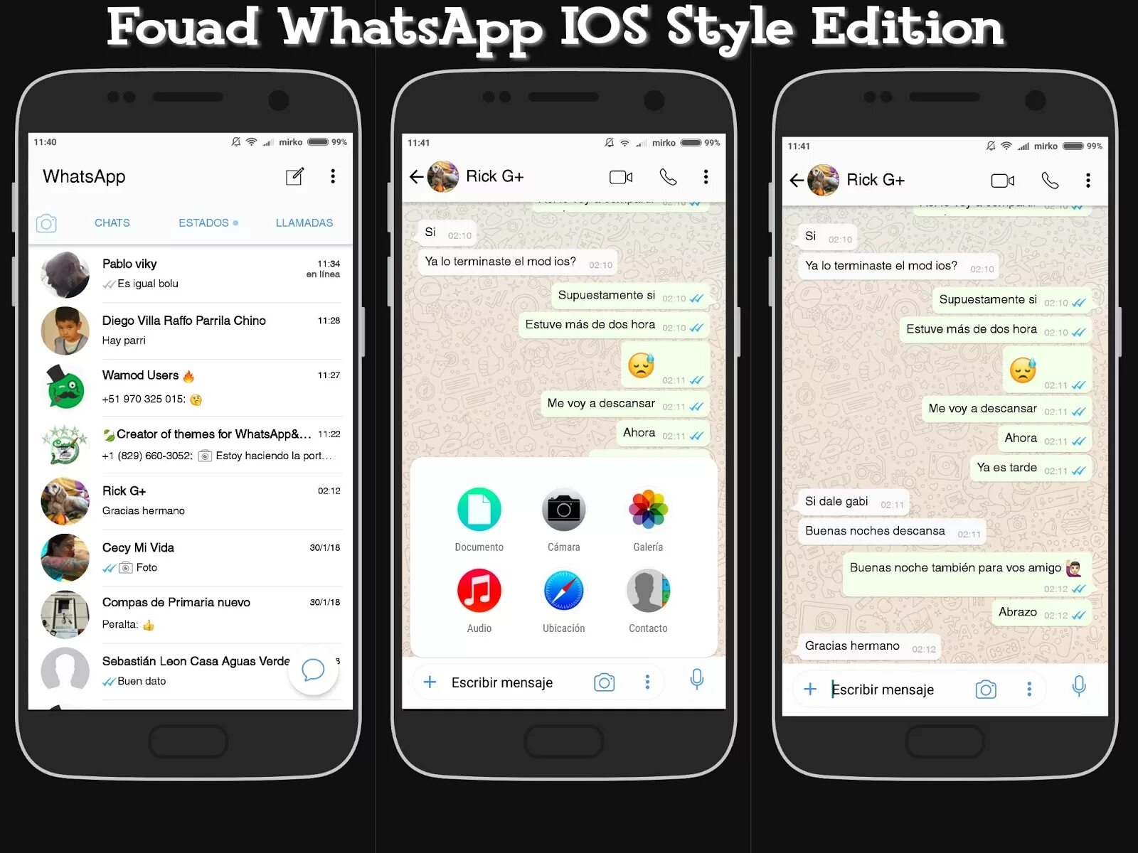 Качество фото ватсап айфон Fouad WhatsApp v7.35 IOS Style Edition Latest Version Download Now By Gabi