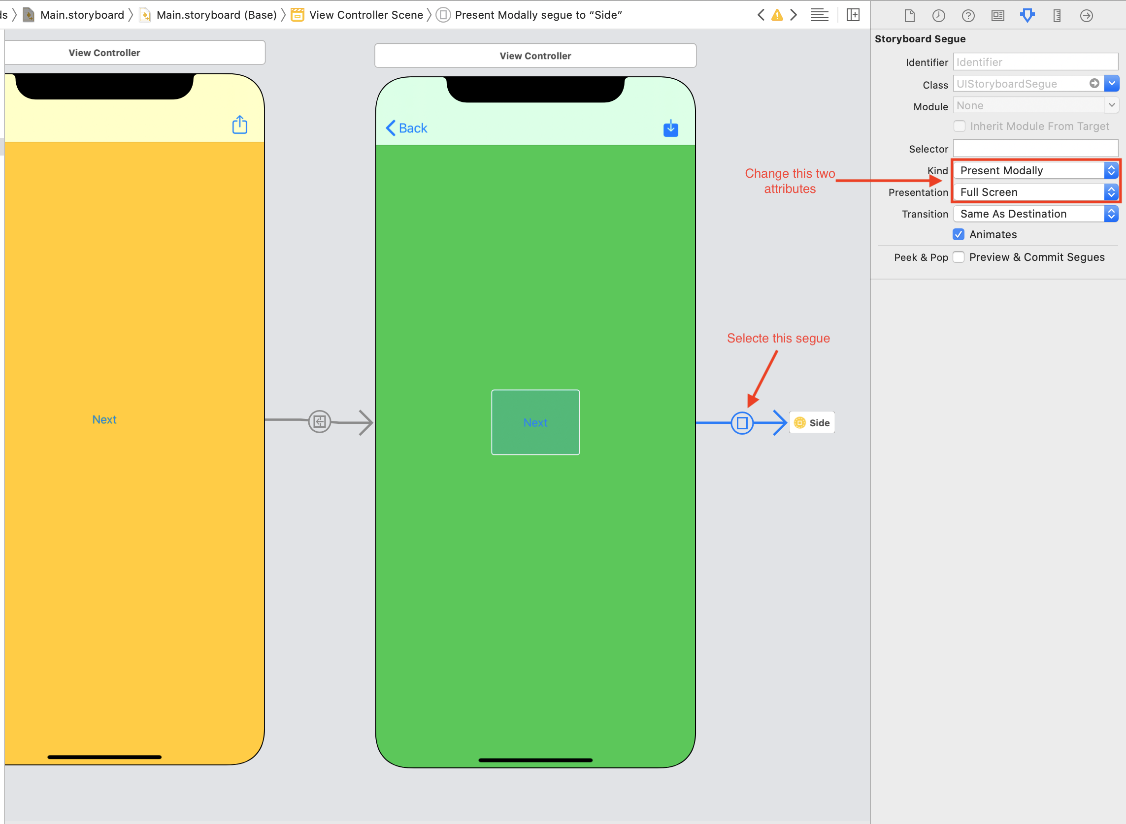 Качество оснастки ios - Viewcontroller's navigation bar is added below navigation controller's nav