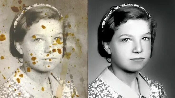 Качество старых фото онлайн Photo Restoration Melbourne Photo restoration, Photo repair, Old photo restorati