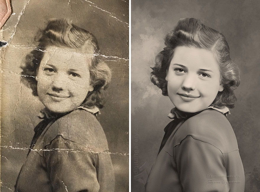 Качество старых фото онлайн I Use My Photoshop Skills To Restore Vintage Photographs (23 New Pics) Photo res