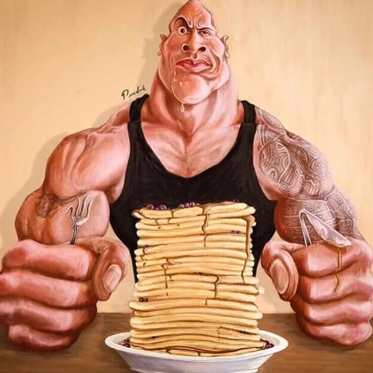 Качок с деньгами фото @therock on Instagram: "One of the all time best DJ caricature art I've ever see