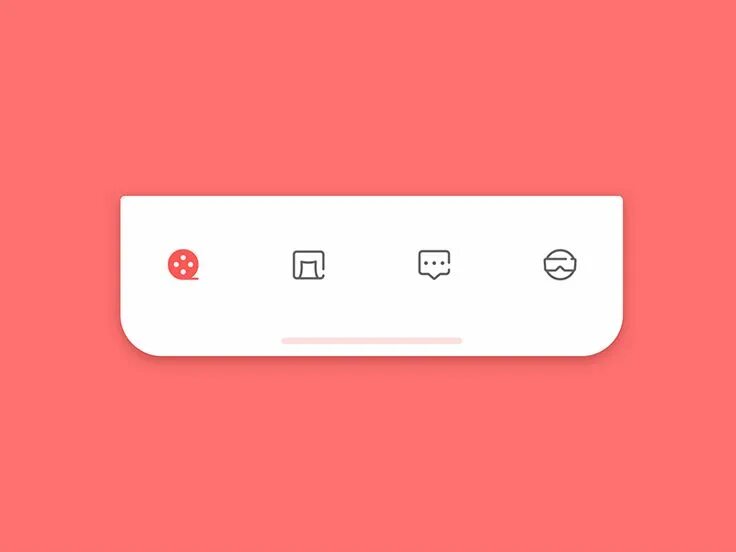 Каф фото Tab Bar Animation outlined gif icon animation after effects icon animation tab b