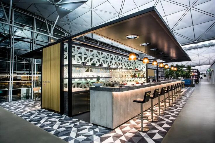 Кафе аэропорт фото TheDesignAir’s Top 10 Airport Lounges 2015 TheDesignAir Bar design restaurant, L