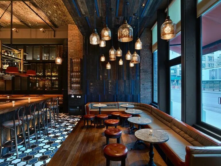 Кафе бар интерьер фото Appetizing Design: 10 Noteworthy NYC Restaurants - Interior Design Cafe design, 