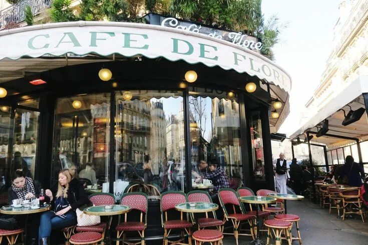 Кафе capitaine в париже фото Café de Flore Paris - As Told By Ash and Shelbs Cafe de flore, South carolina tr