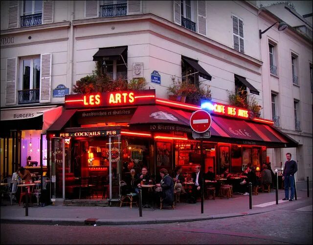 Кафе capitaine в париже фото Cafe des Arts, Latin Quarter, Paris, France Paris cafe, Paris destination, Paris