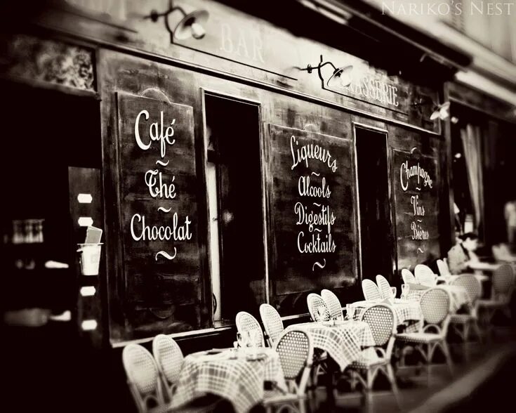 Кафе черно белое фото #ThrowbackThursday Vintage Paris Paris cafe, Paris, Vintage paris