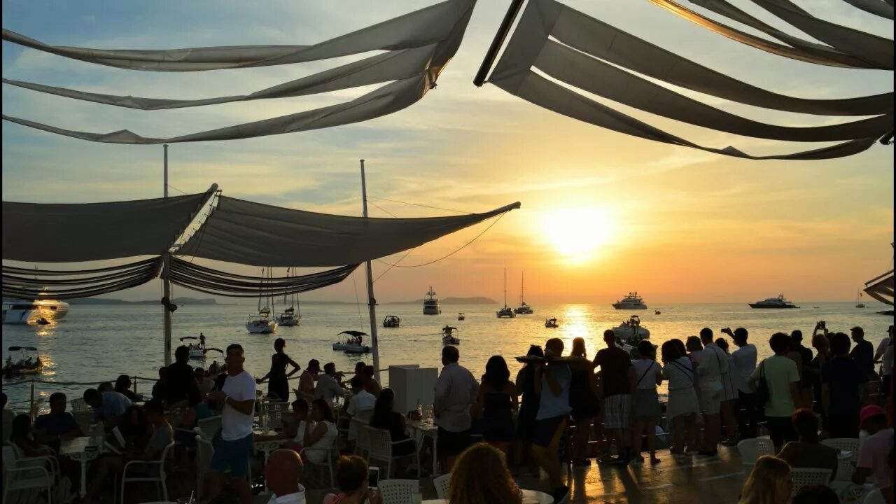 Кафе дель мар ибица фото Ibiza 2016 Cafe Del Mar sunset (Noor Edge & Sin Tek feat Medwart - La Goulette -