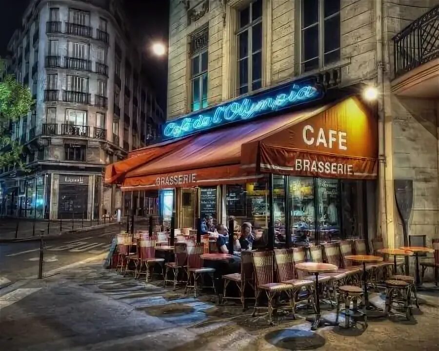 Кафе фото снаружи для презентации Paris Cafe - Desktop Nexus Wallpapers Paris cafe, Parisian cafe, Paris wallpaper