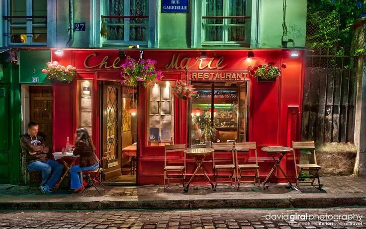 Кафе фото снаружи для презентации Paris-Montmartre Paris cafe, Paris restaurants, Montmartre