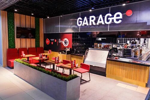 Кафе гаражная ул 102 село марьино фото Франшиза GARAGE купить в Беларуси: цена, условия, описания