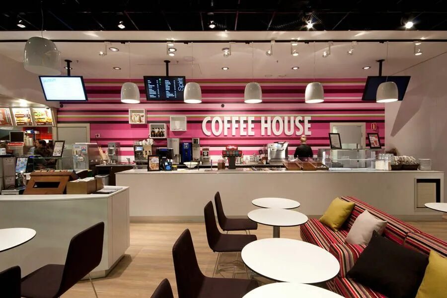 Кафе хаус фото Coffee House by Amerikka Design Office Coffee shops interior, Coffee shop interi