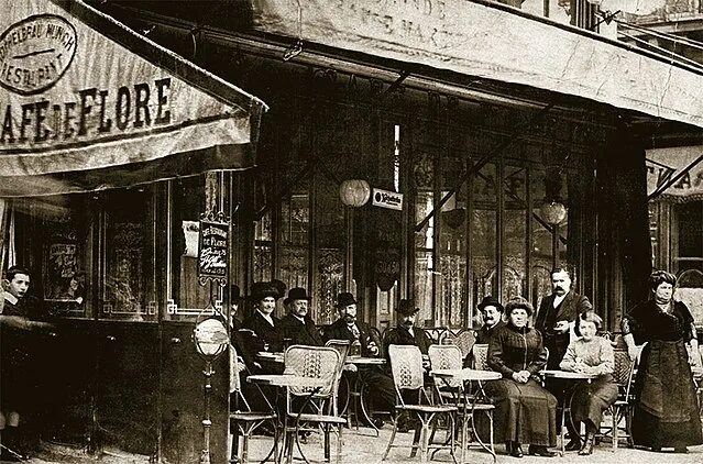 Кафе история фото File:Café de Flore - 1900.jpg - Wikipedia