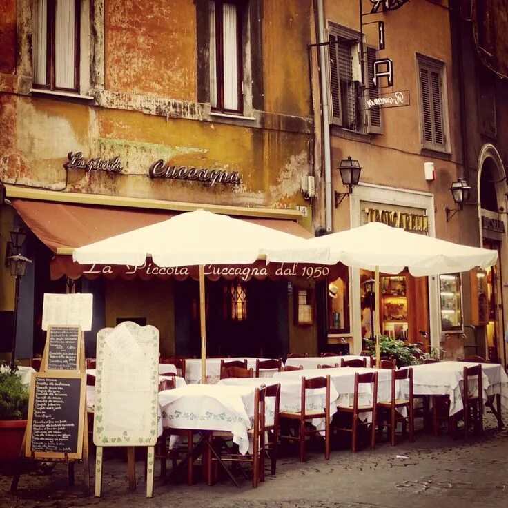 Кафе италия фото Roman Eats - Then and Now - Melange Travel Rome cafes, Italian life, Outdoor caf