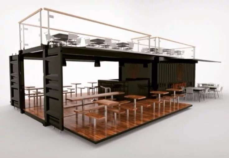 Кафе из контейнеров фото и проекты container bag shop Container cafe, Container restaurant, Container bar