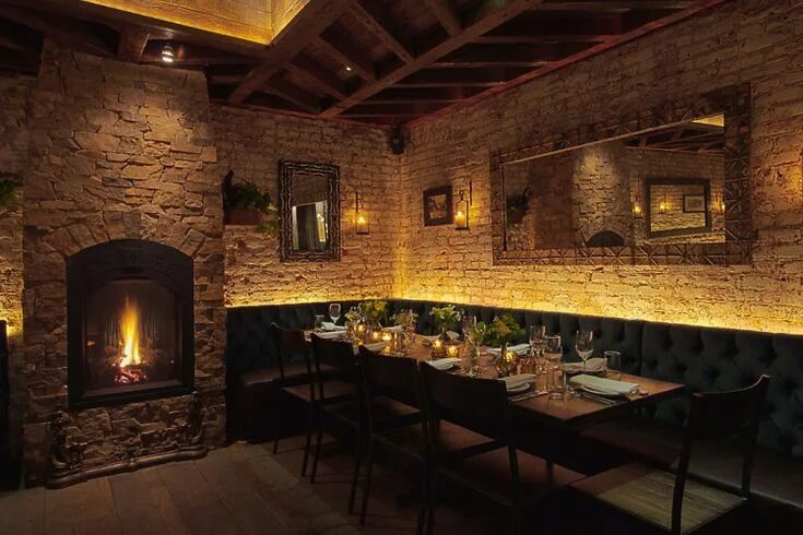 Кафе камин фото 15 Romantic Fireplace Spots For A Cozy Date Night Romantic restaurant, Metal fir