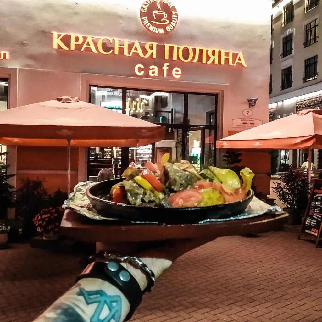 Кафе красная поляна наб панорама 2 фото Reviews about Café Krasnaya Polyana, Krasnodar Territory, Sochi Resort City Urba