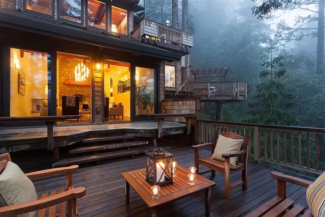 Кафе лес фото 400 Monte Vista 20 House in the woods, Dream house, Forest house