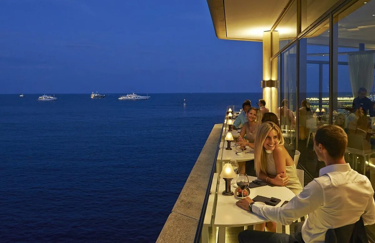 Кафе монако фото Nobu, Monte Carlo Restaurant, Monaco YachtCharterFleet