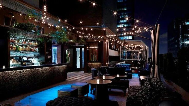 Кафе ночной город сокурский тракт 2 фото The 13 Greatest Lounges in NYC Rooftop bar design, Lounges in nyc, Nyc hotels