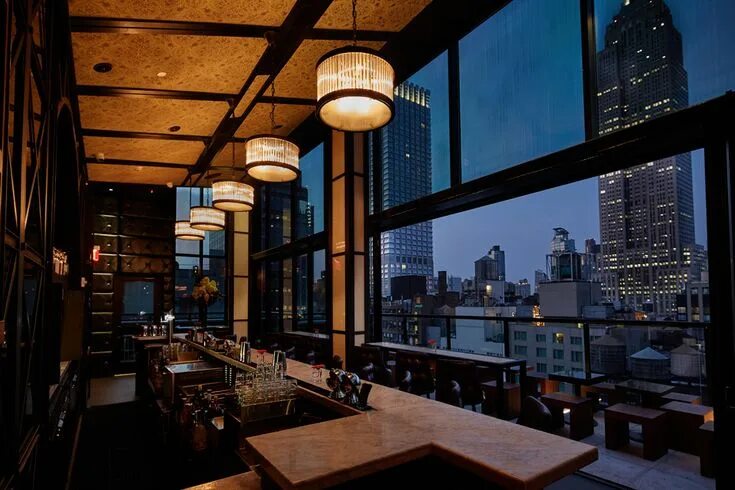 Кафе нью йорка фото Archer Hotel New York: Most Romantic Spots in New York City Rooftop bars nyc, Be